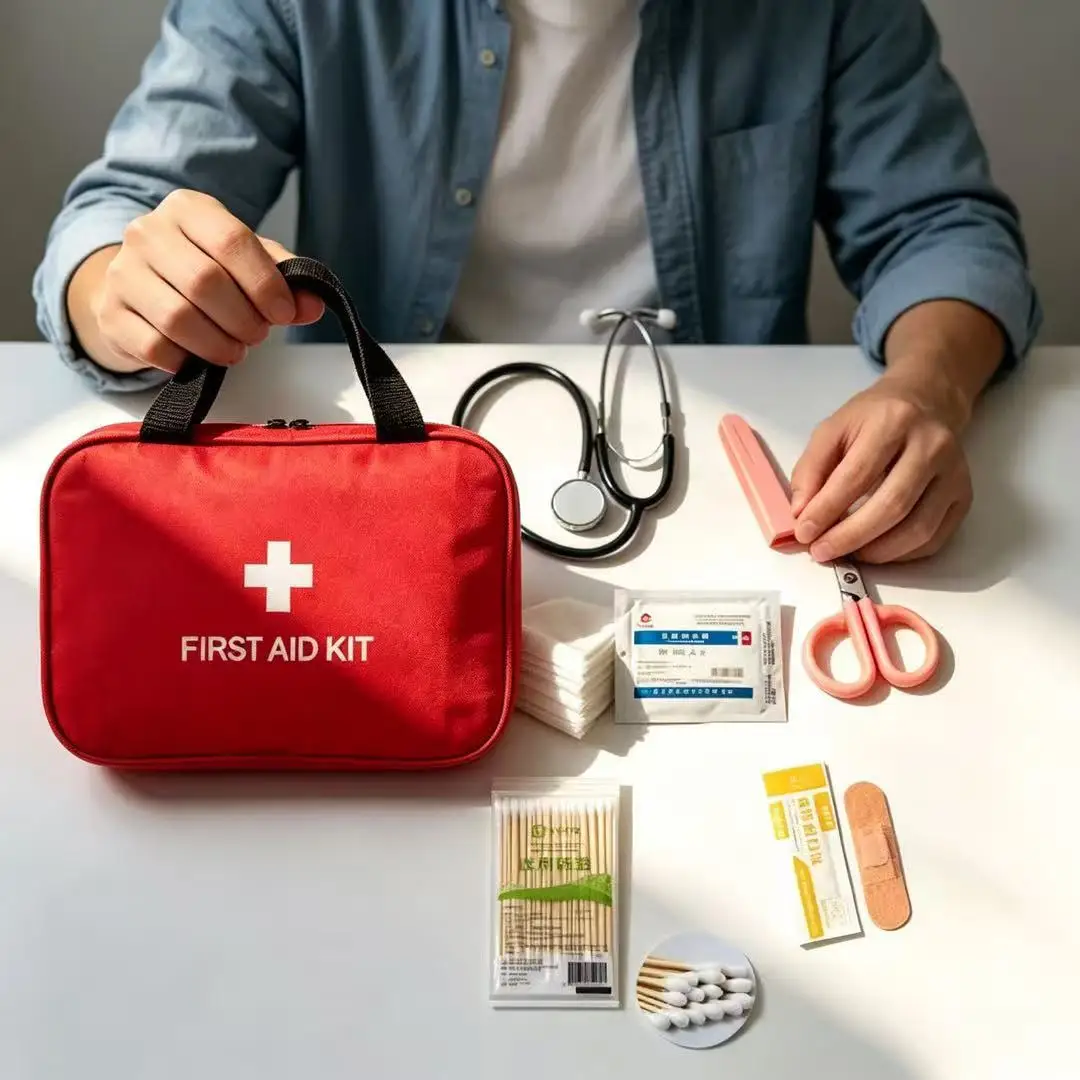 Survival Kit - Botiquín de Primeros Auxilios con Estetoscopio