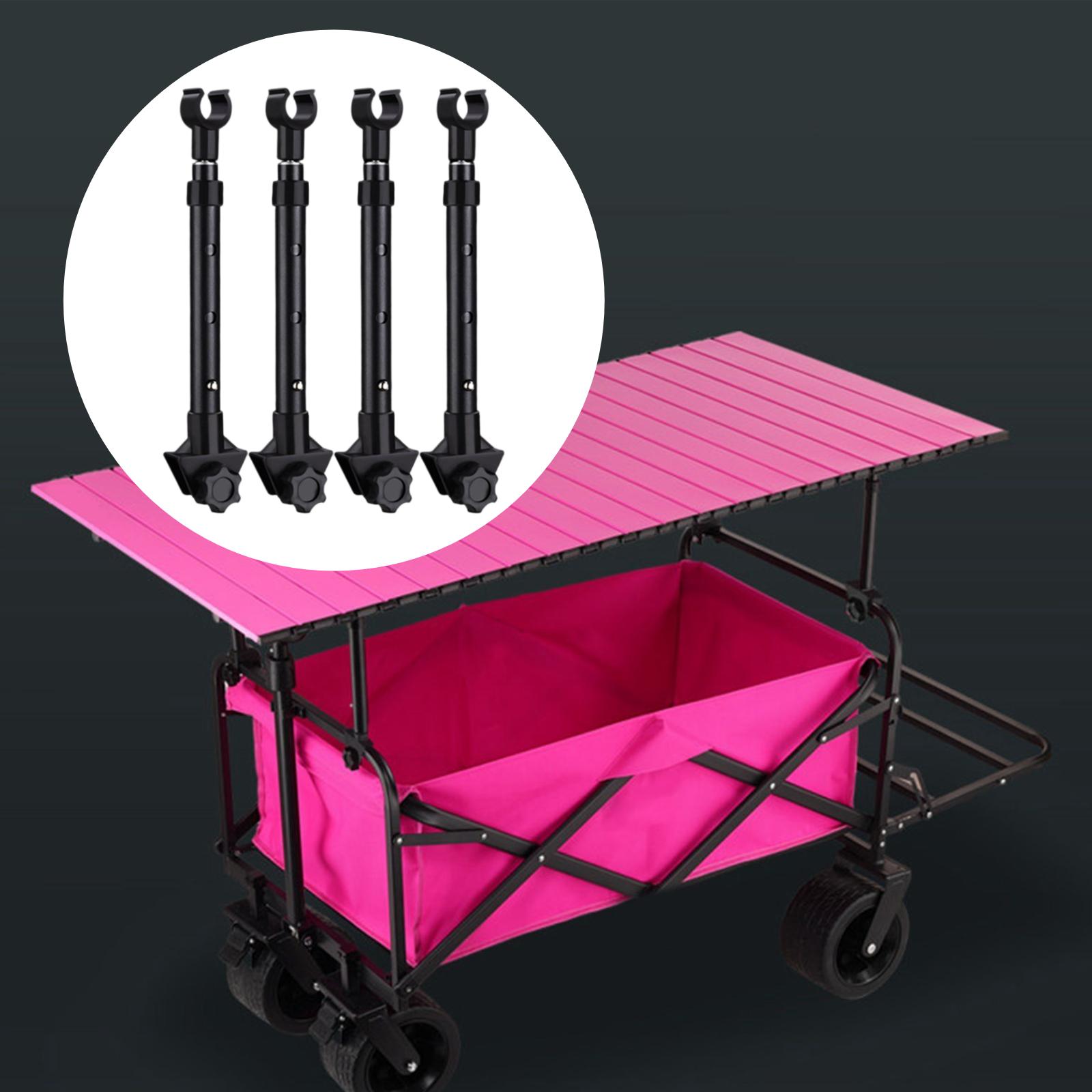 Outdoor Camping Vehicle Wagon - Kit de 4 Piezas de Varillas