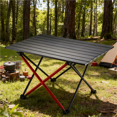 Outdoor Camping Meals - Nueva Mesa Plegable Portátil Extra Ancha