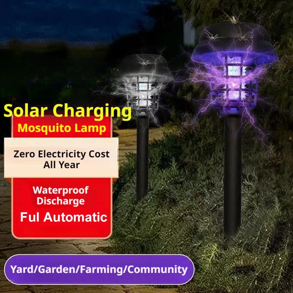 Camping Solar Lantern - Lámpara Solar Antimosquitos 4/2/1 Piezas, Repelente
