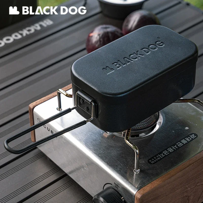 Outdoor Camping Meals - Naturehike BLACKDOG Vajilla de Acero para
