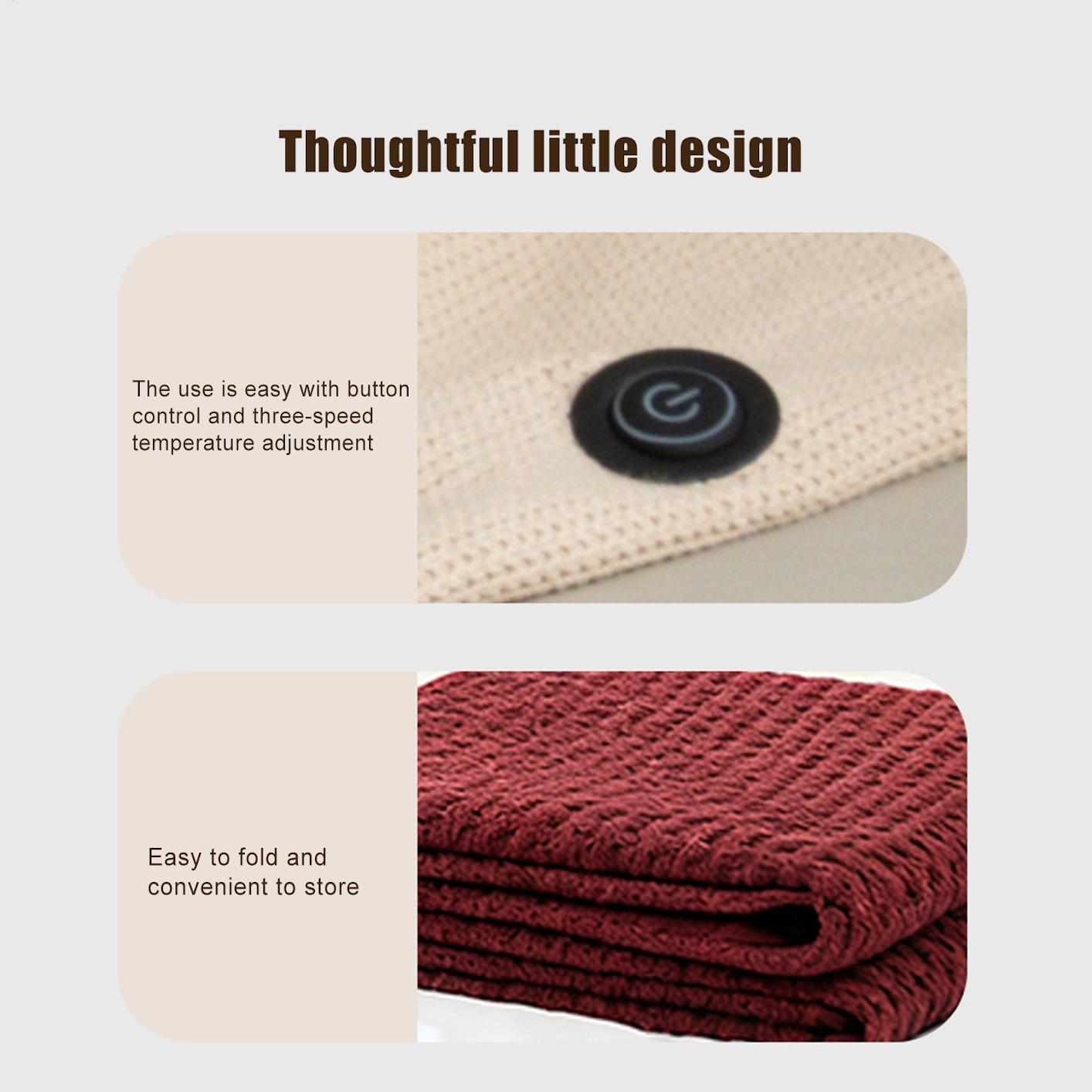 Outdoor Camping Heated Blanket - Chal con calefacción portátil, chal con