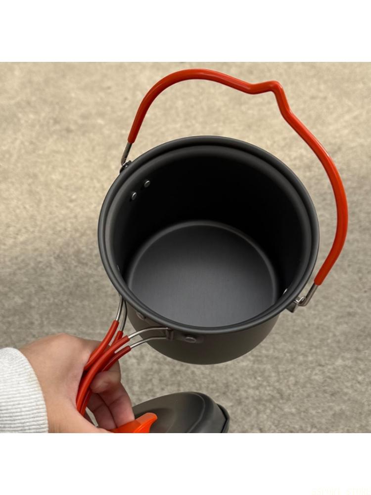 Outdoor Camping Meals - Olla aluminio duro para acampada, utensilio