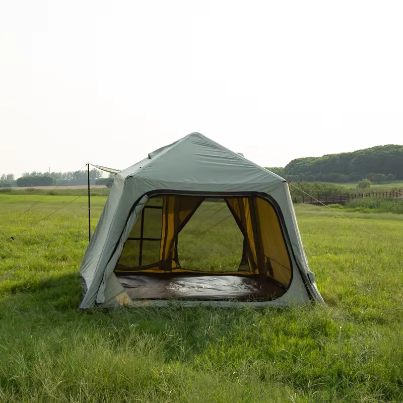 Outdoor Camping Inflatable Tent - Carpa Inflable Portátil Impermeable de Tela