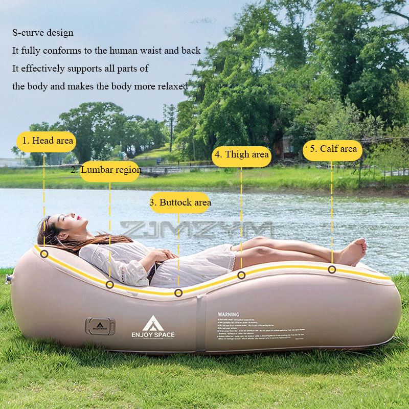 Sofá Inflable Automático Plega - Outdoor Camping Lounge Chairs reseña y precio
