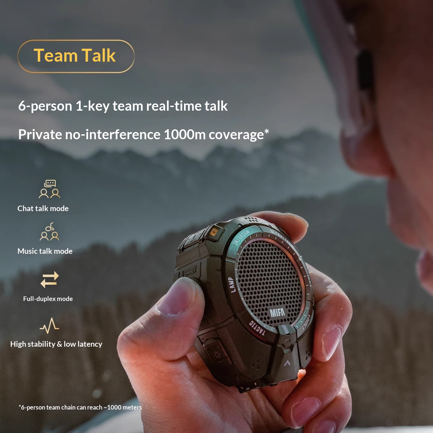 MIFA Audio Walkie-talkie de bo - Zd Outdoor Camping reseña y precio