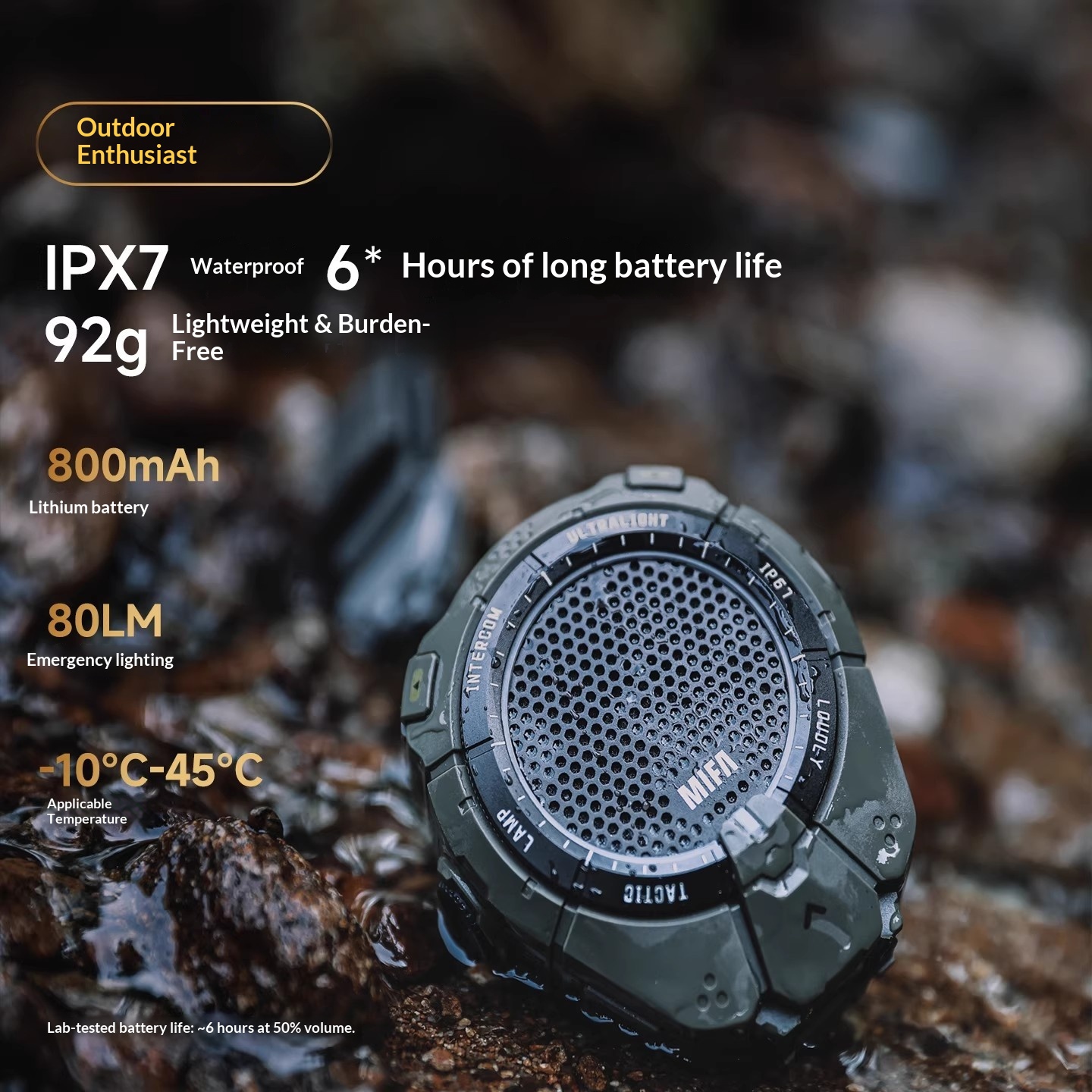 MIFA Audio Walkie-talkie de bo - Zd Outdoor Camping reseña y precio