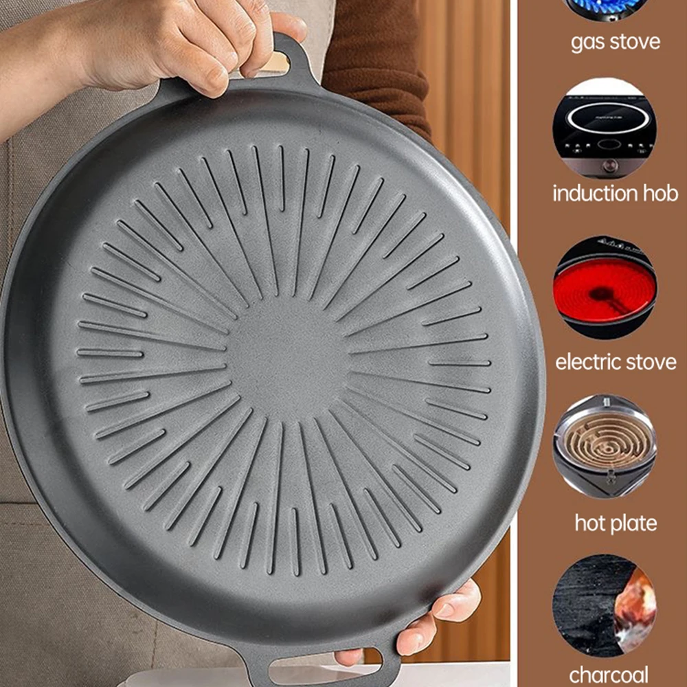Plancha para Asar de 34CM para - Outdoor Camping Kitchen reseña y precio