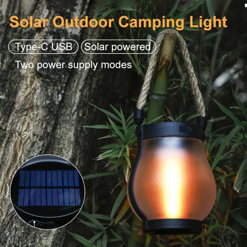 Lámpara Solar con Forma de Lla - Camping Solar Lantern reseña y precio