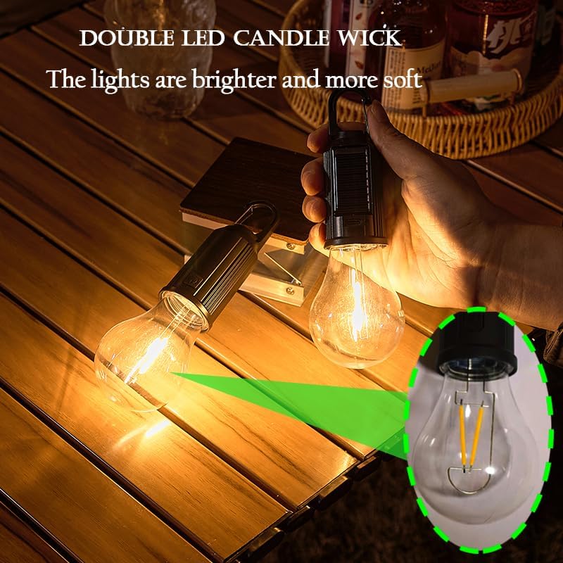 Luces LED solares para acampar - Camping Solar Lantern reseña y precio