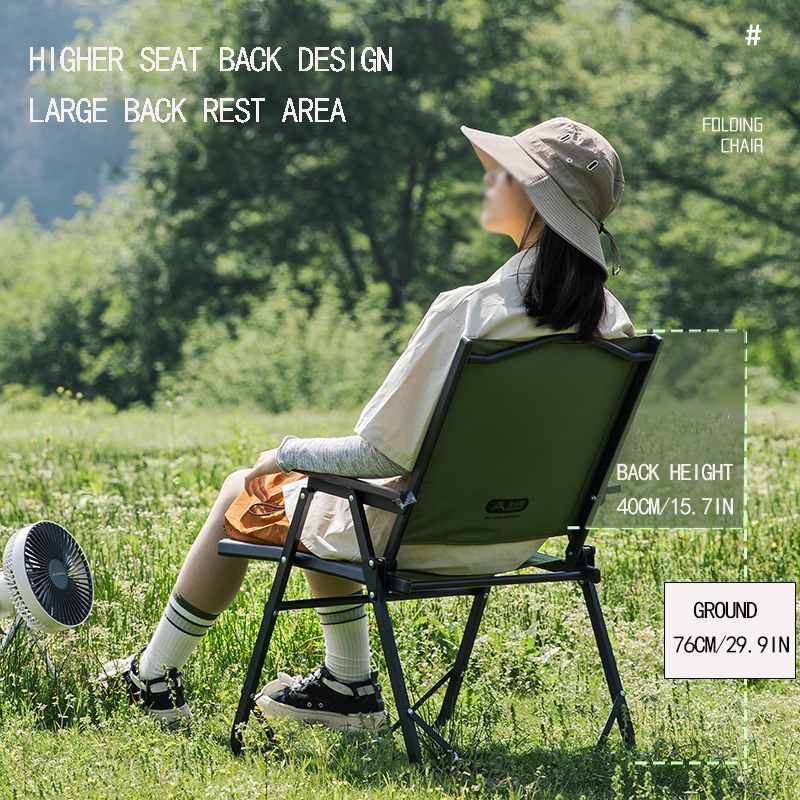 BISINNA Silla de camping plega - Outdoor Camping Lounge Chairs reseña y precio