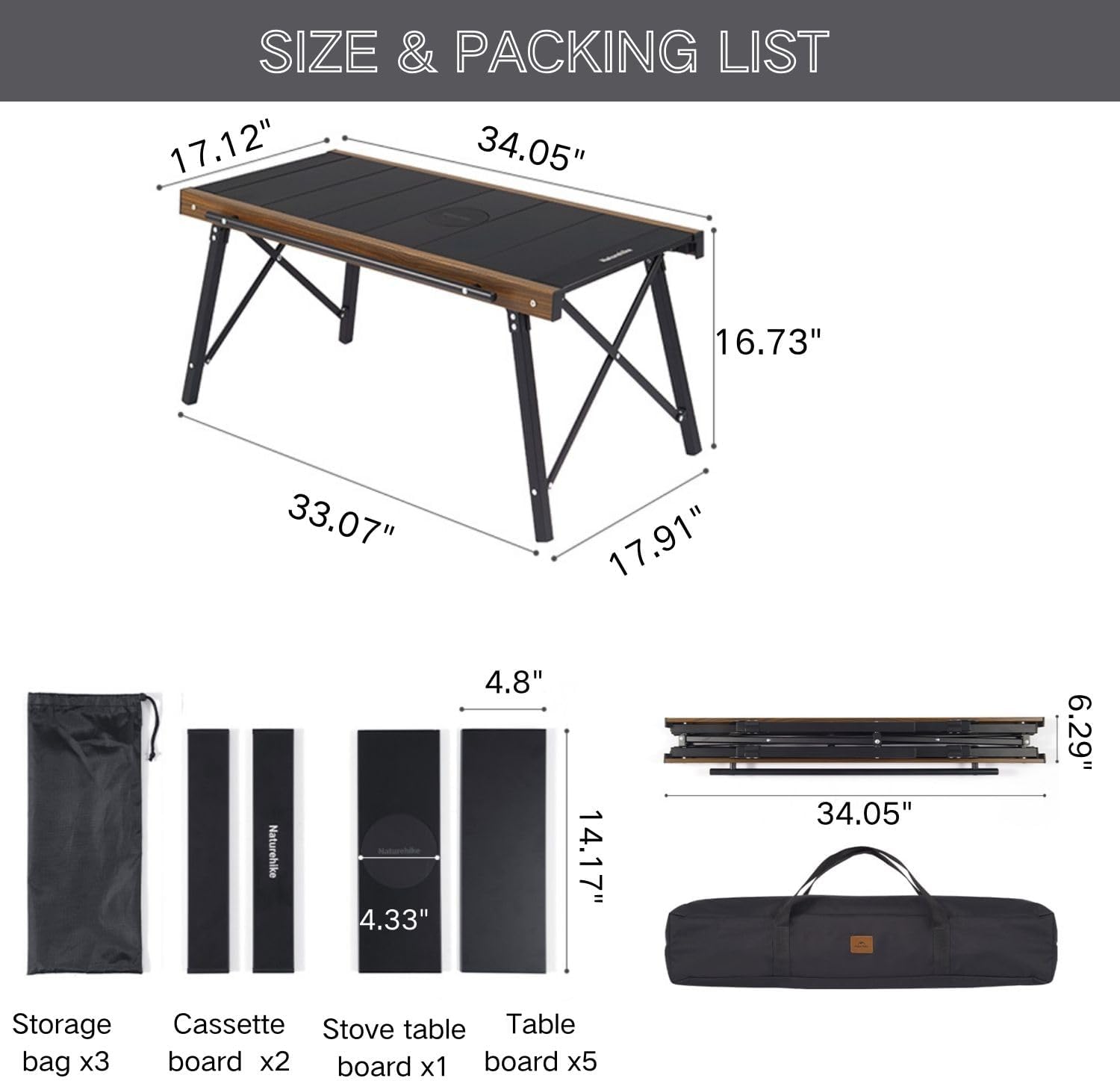 Mesa Plegable para Camping IGT - Outdoor Camping Kitchen Setup reseña y precio