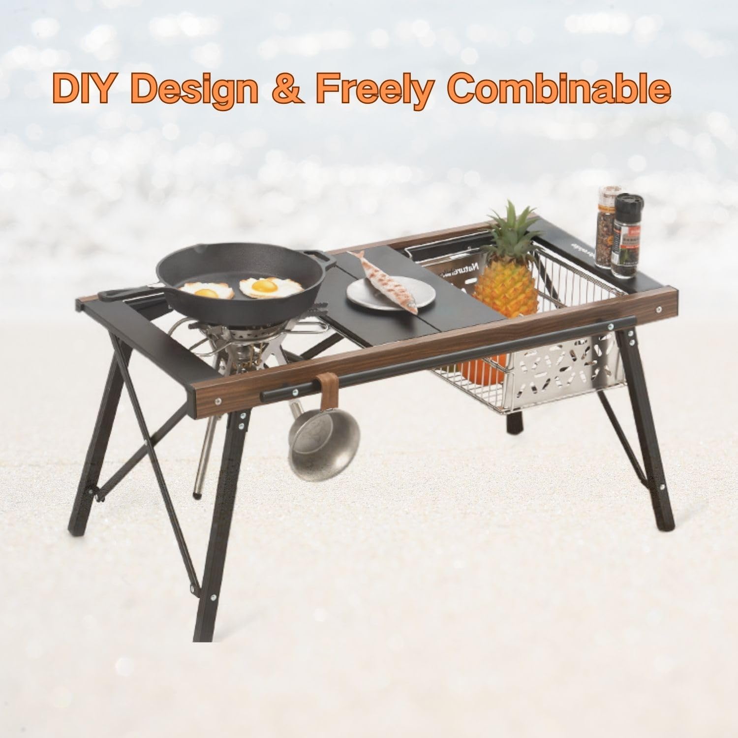 Mesa Plegable para Camping IGT - Outdoor Camping Kitchen Setup reseña y precio