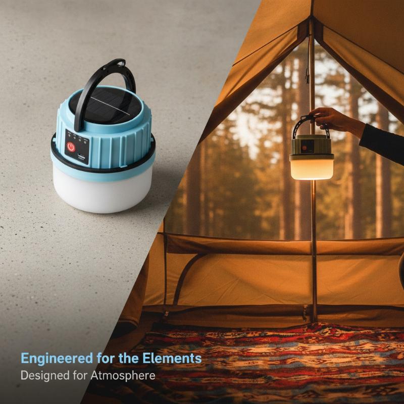 Lámpara Solar LED para Exterio - Camping Solar Lantern reseña y precio