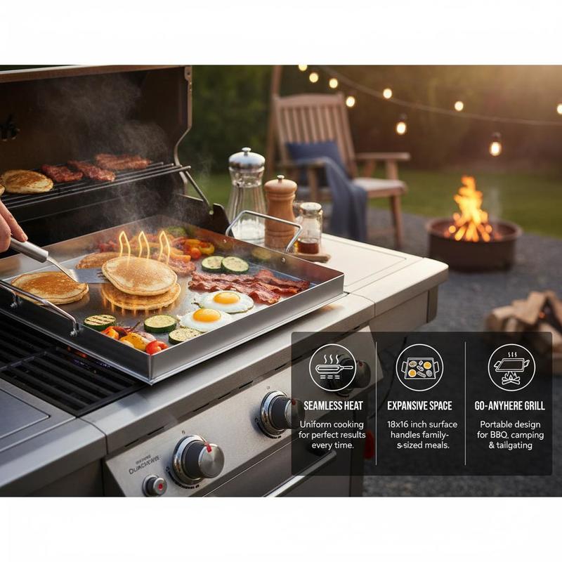 Plancha universal de superfici - Outdoor Camping Kitchen reseña y precio