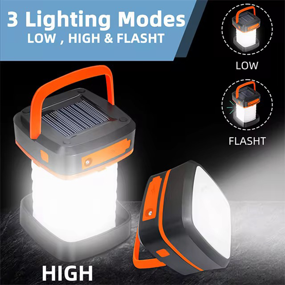 Linterna Solar Recargable Negr - Camping Solar Lantern reseña y precio