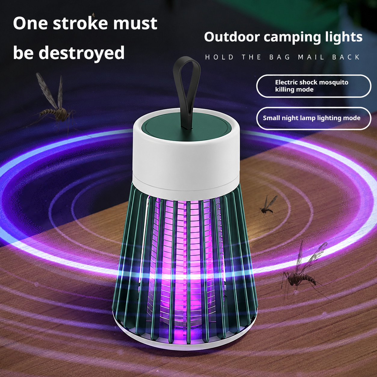Lámpara Eléctrica Antimosquito - Outdoor Camping Bug Zapper reseña y precio