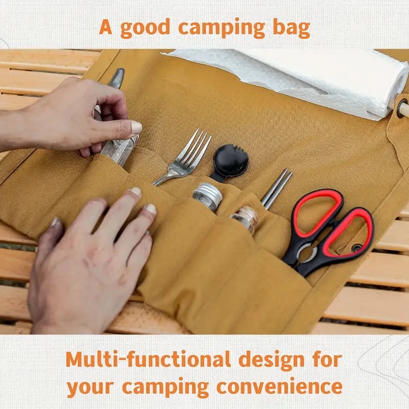 Organizador de Utensilios de L - Outdoor Camping Wallpaper reseña y precio