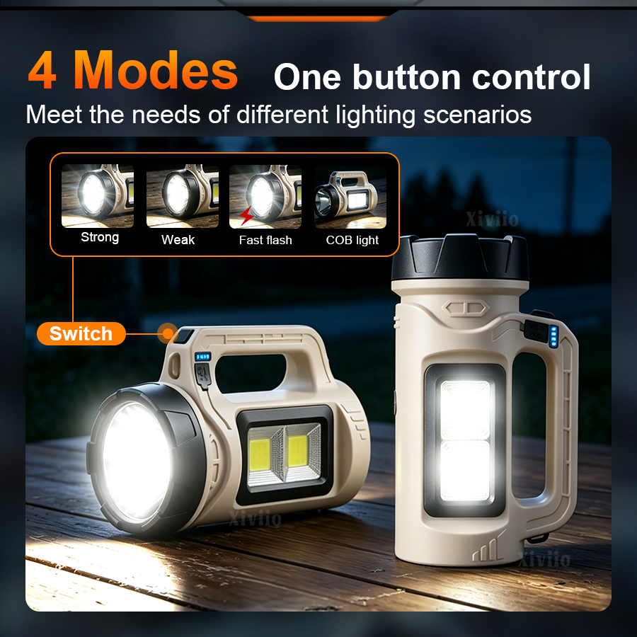 Antorcha LED de mano multiesce - Camping Solar Lantern reseña y precio