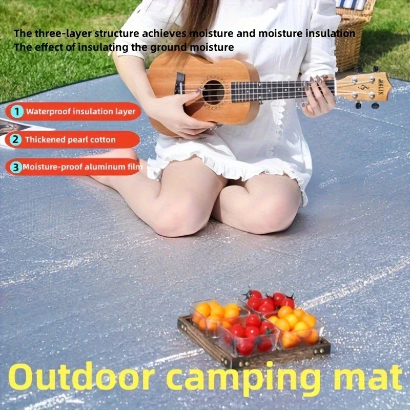 1/2 piezas de tapete impermeab - Outdoor Camping Mat Waterproof reseña y precio
