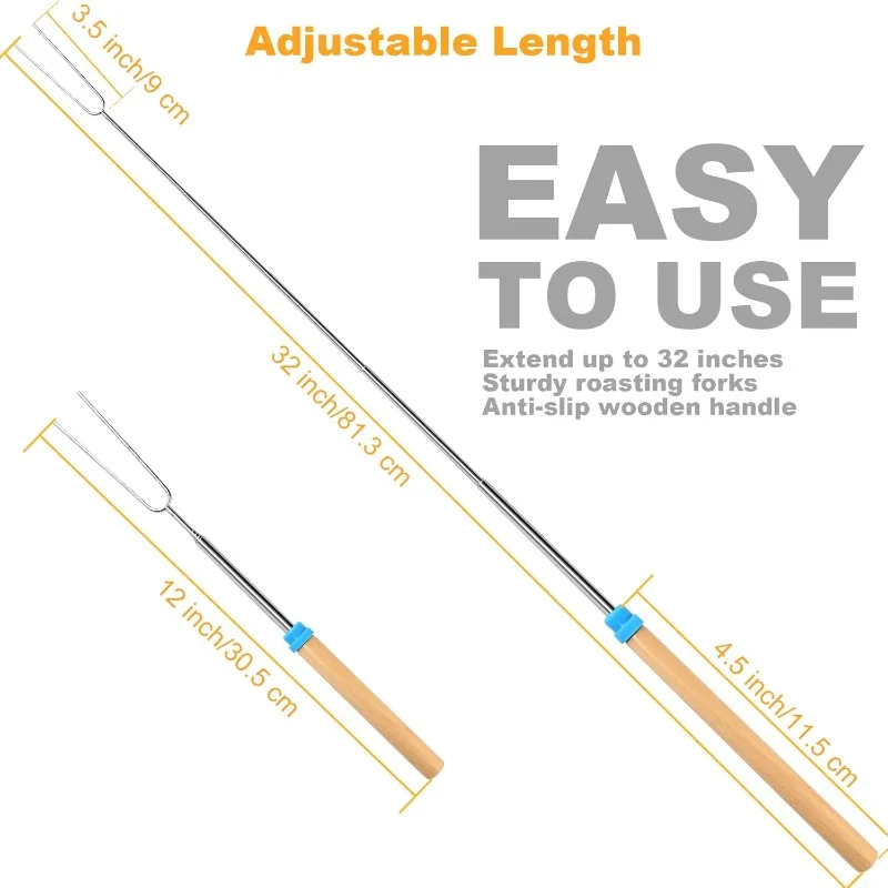 Pinchos Extensibles de Acero I - Outdoor Camping Kitchen reseña y precio