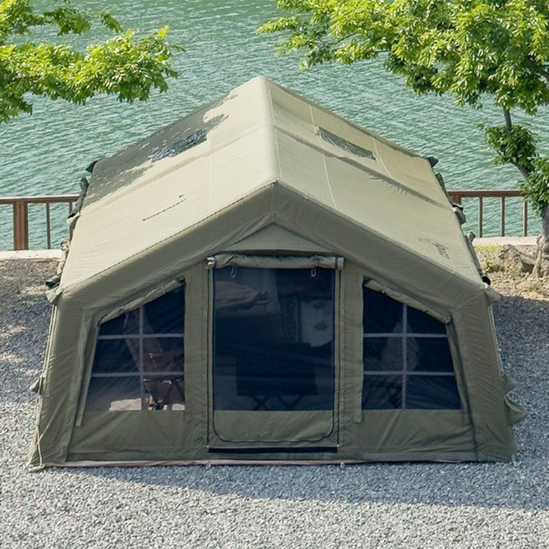 Tienda de campaña inflable aut - Outdoor Camping Inflatable Tent reseña y precio