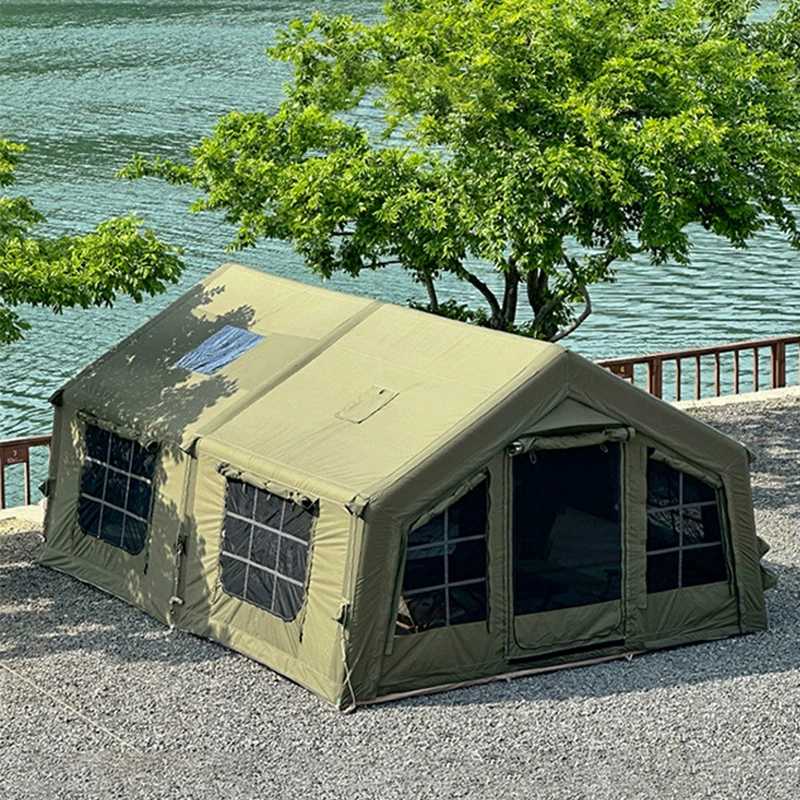 Tienda de campaña inflable aut - Outdoor Camping Inflatable Tent reseña y precio