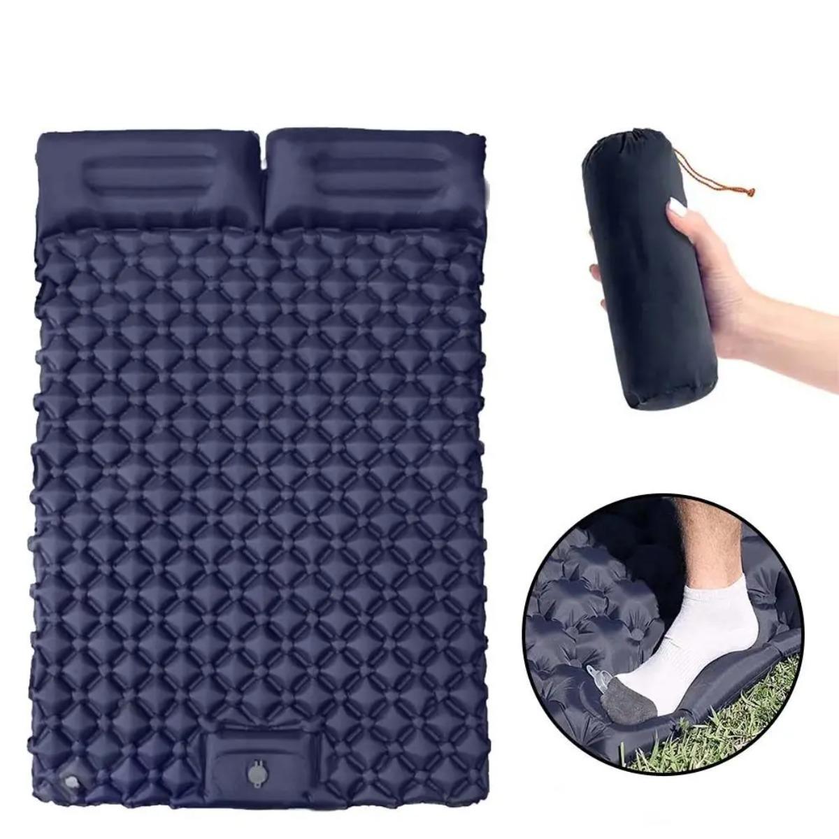 Colchón de aire inflable indiv - Outdoor Camping Rug reseña y precio