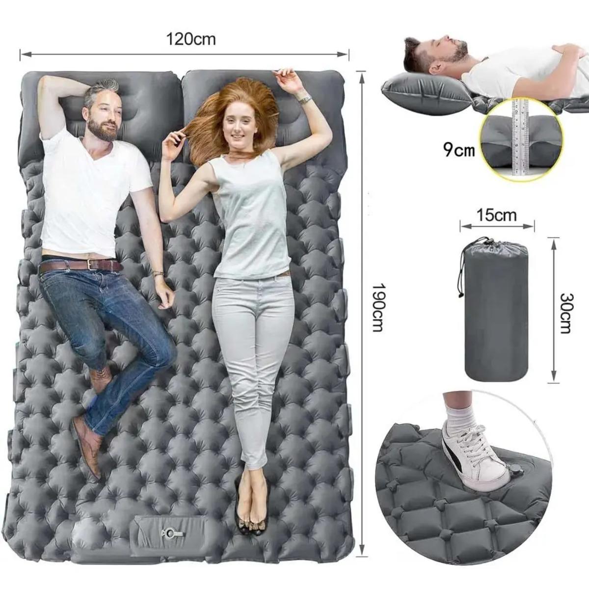 Colchón de aire inflable indiv - Outdoor Camping Rug reseña y precio