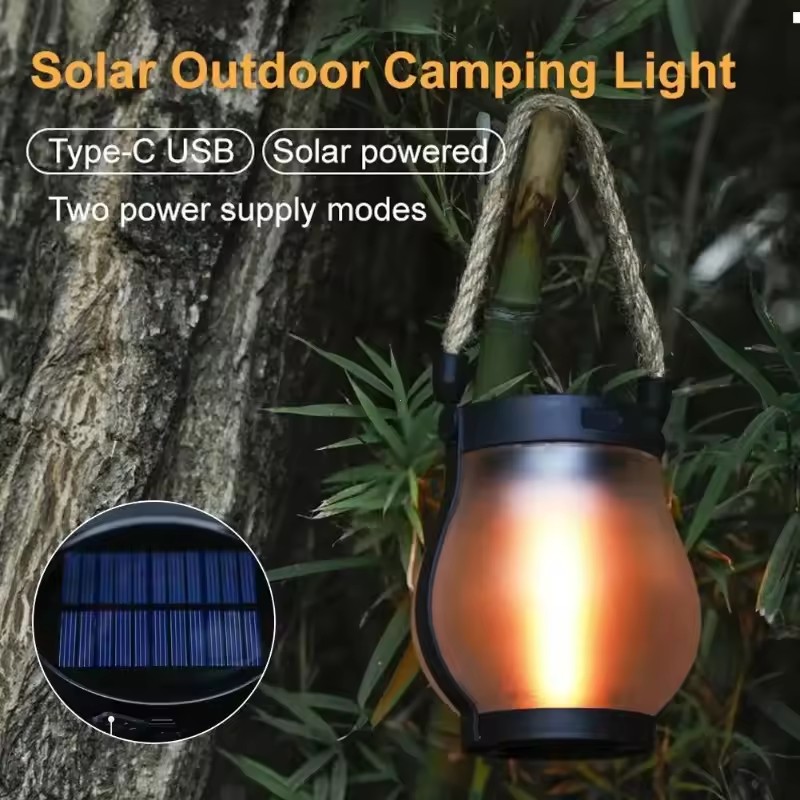 Luz de Camping Recargable por  - Camping Solar Lantern reseña y precio