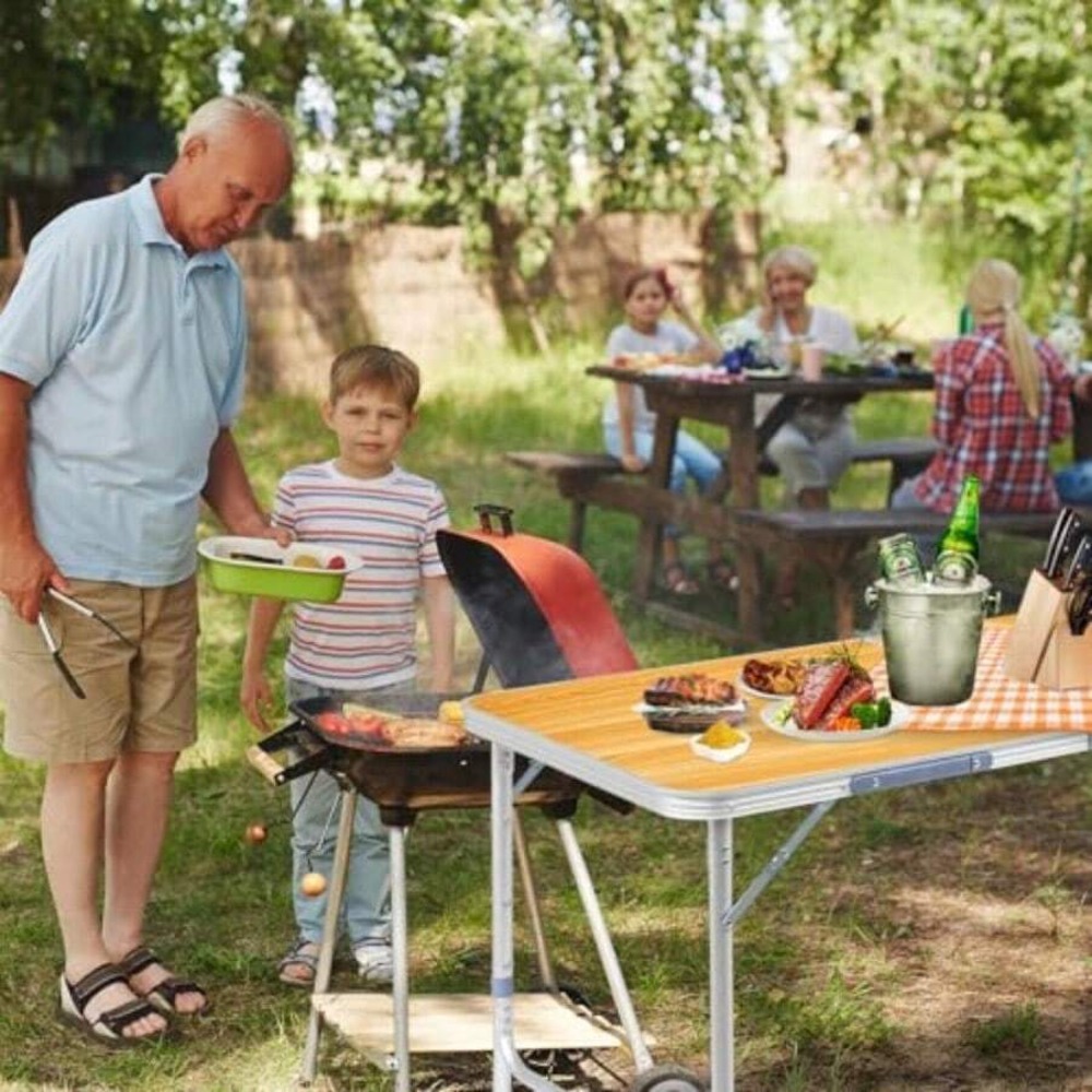 Mesa Plegable Portátil para Ca - Outdoor Camping Kitchen Setup reseña y precio