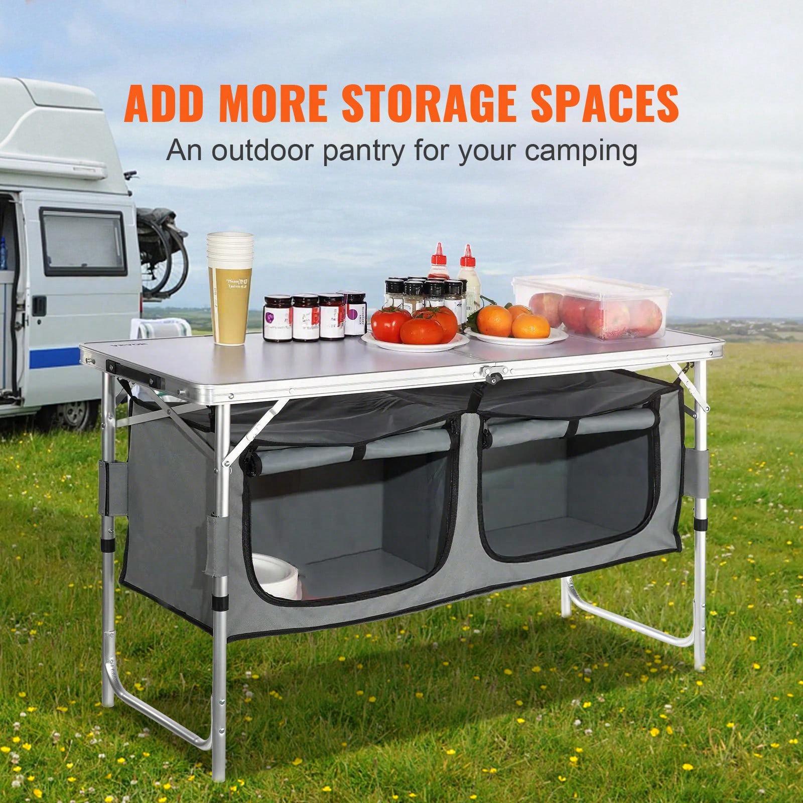 Mesa de cocina plegable de mon - Outdoor Camping Kitchen Setup reseña y precio