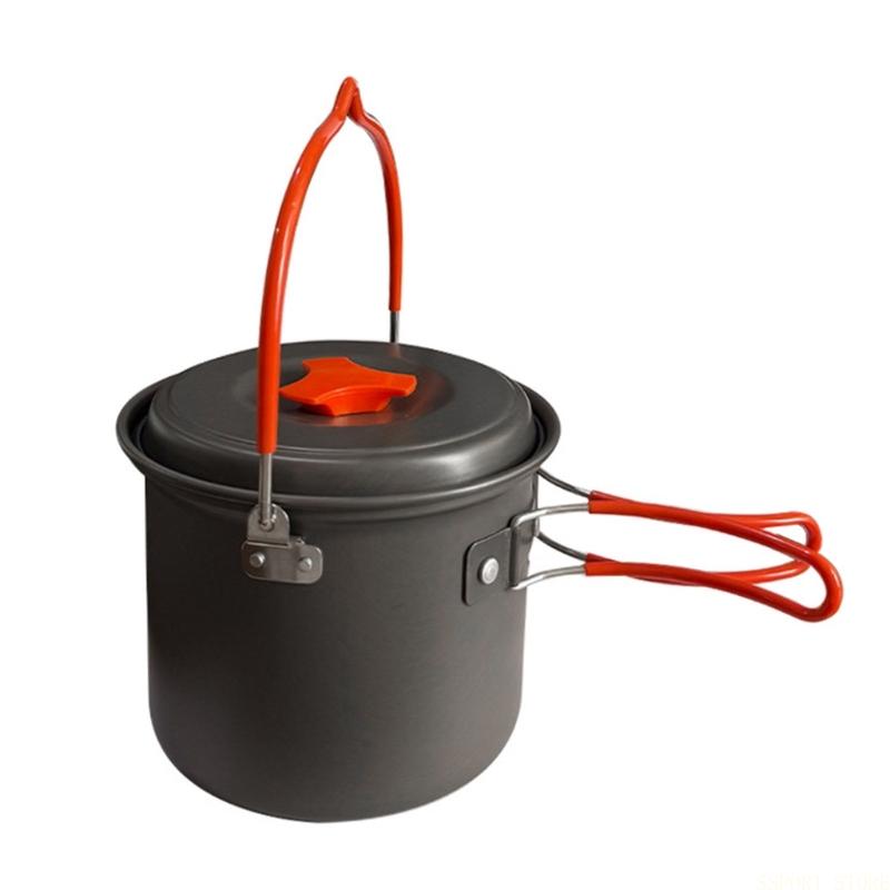 Olla aluminio duro para acampa - Outdoor Camping Meals reseña y precio