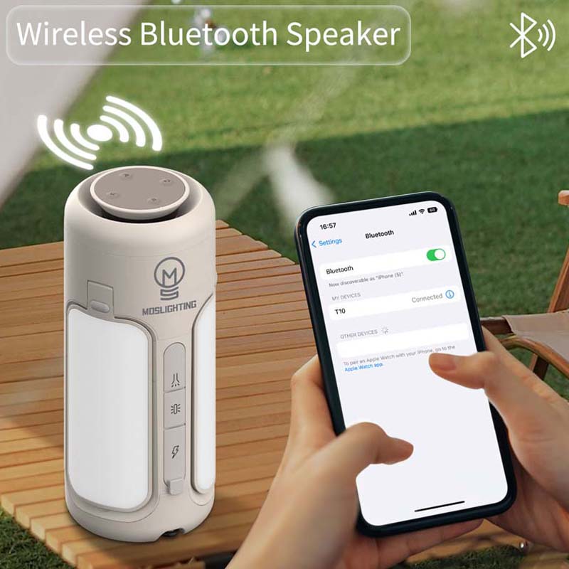 Linterna plegable con Bluetoot - Zd Outdoor Camping reseña y precio