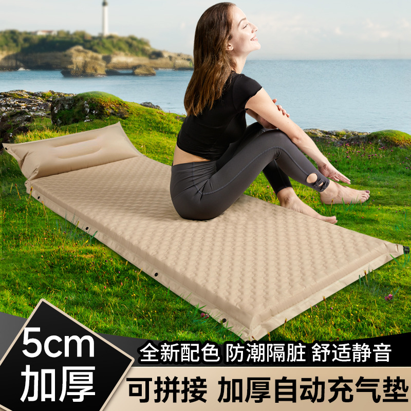 Colchoneta Inflable Portátil p - Outdoor Camping Inflatable Tent reseña y precio