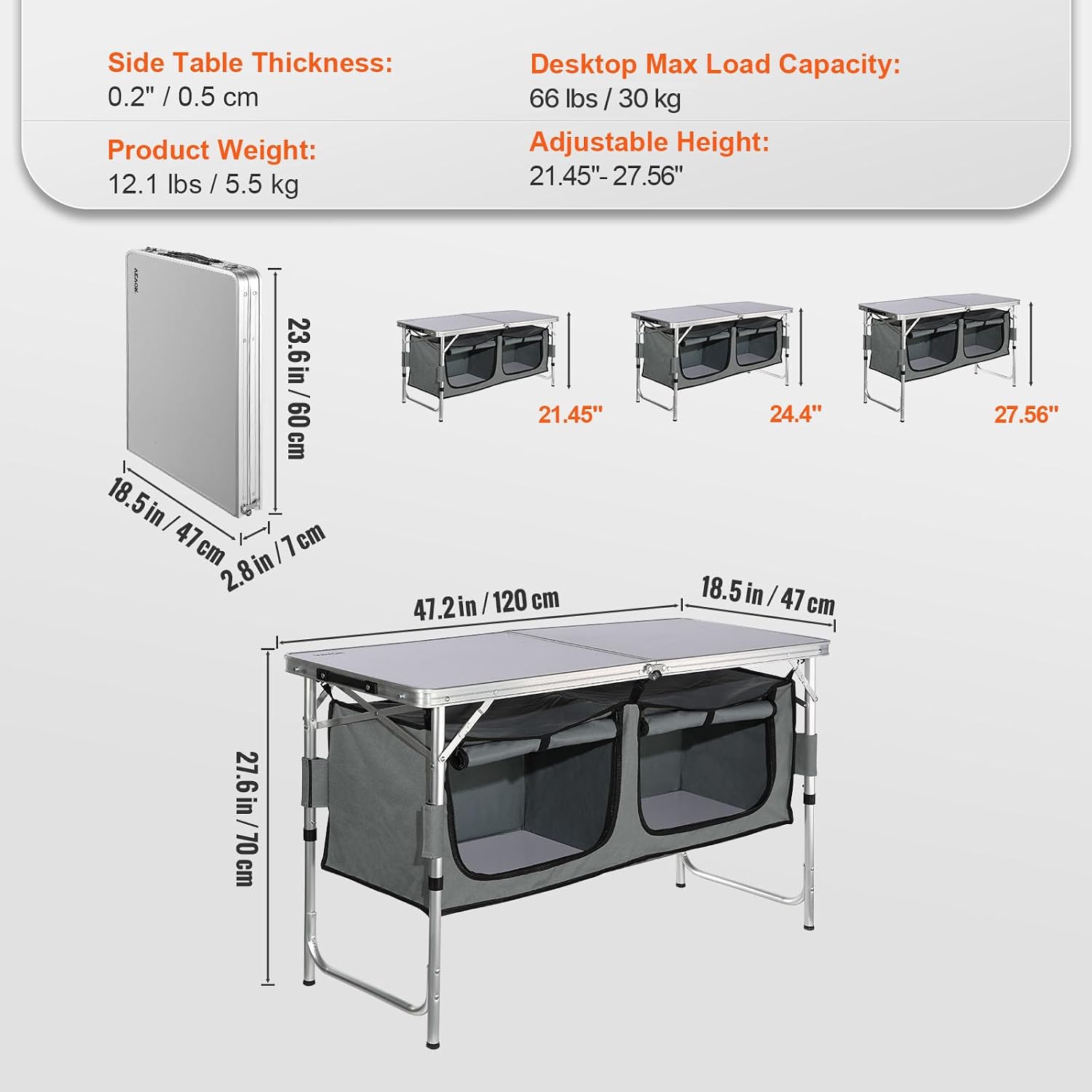 Estación de Cocina para Campin - Outdoor Camping Kitchen Setup reseña y precio