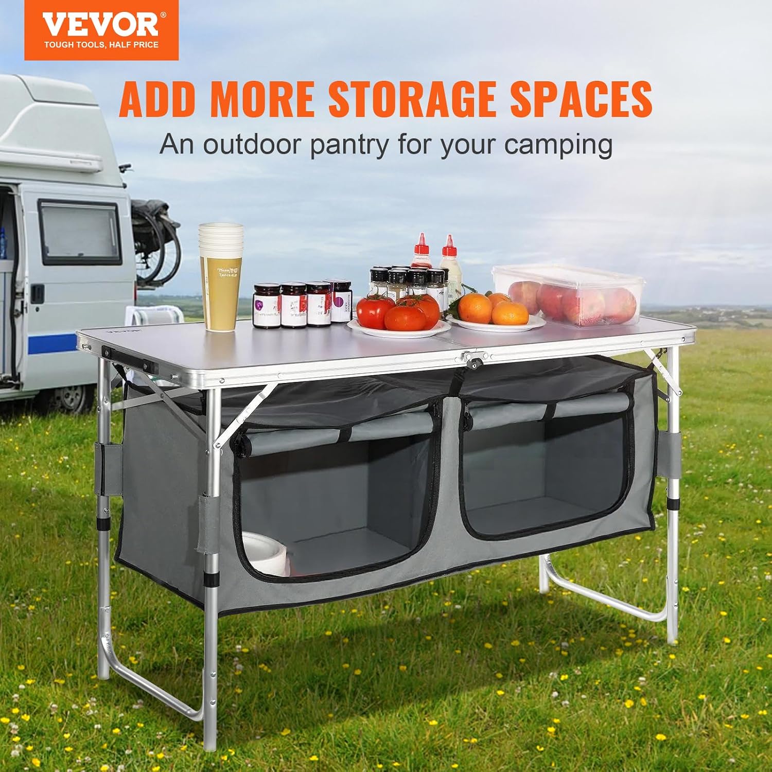 Estación de Cocina para Campin - Outdoor Camping Kitchen Setup reseña y precio
