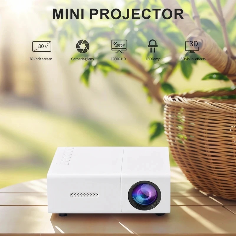 Mini Proyector LED 1080P con C - Outdoor Camping Movies reseña y precio
