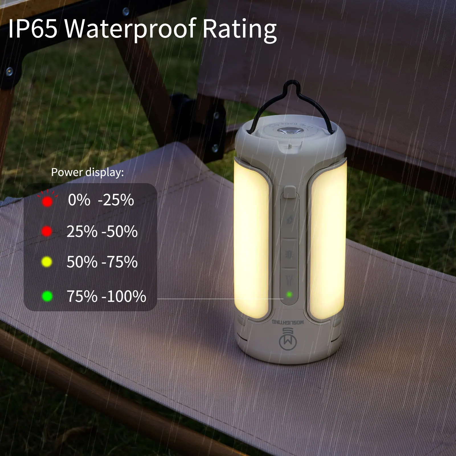 Linterna de Camping MOSLIGHTIN - Zd Outdoor Camping reseña y precio