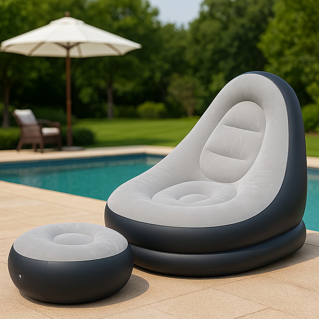 Sofá de aire plegable para int - Outdoor Camping Lounge Chairs reseña y precio