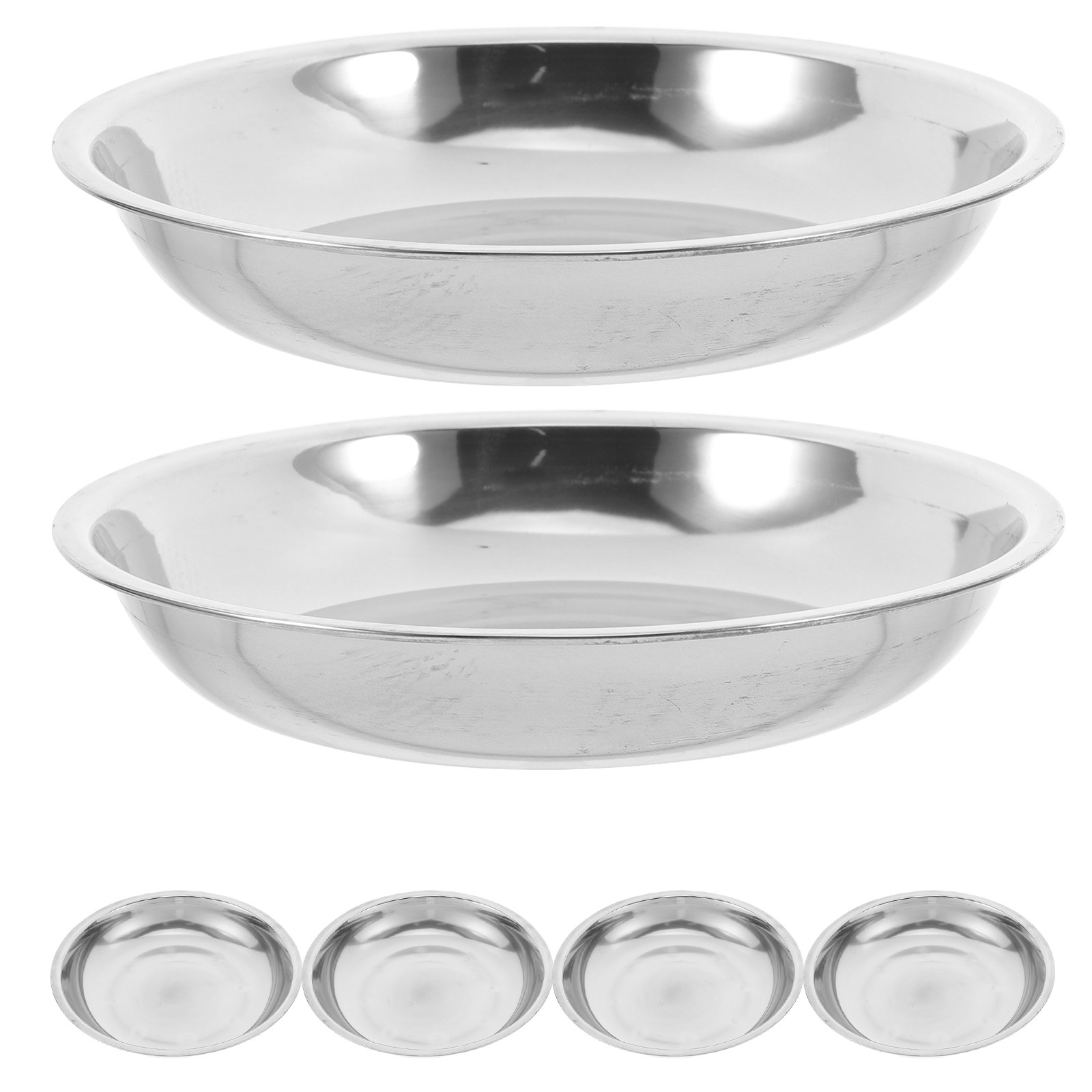 6 piezas de bandeja redonda de - Outdoor Camping Kitchen reseña y precio