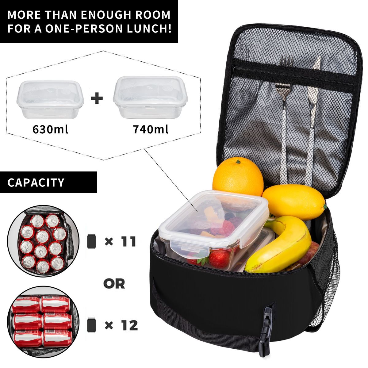 Bolsa de Almuerzo Tipo Bandole - Outdoor Camping Meals reseña y precio