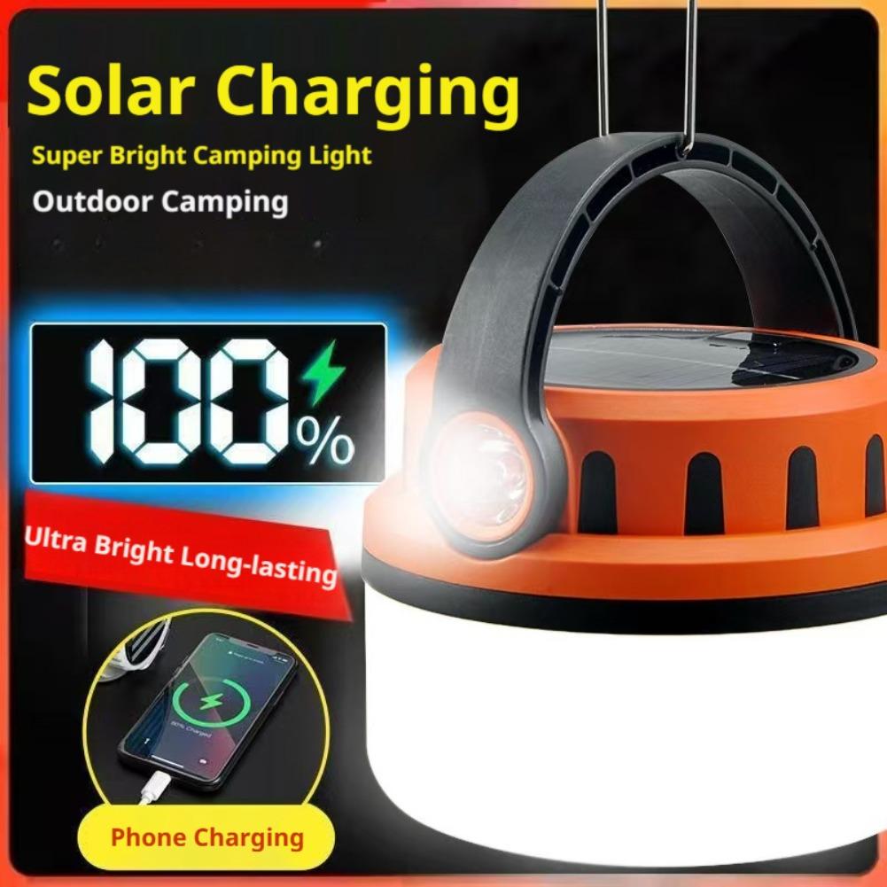 Linterna de camping recargable - Camping Solar Lantern reseña y precio
